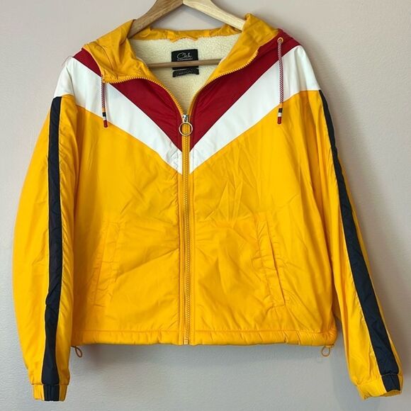 Ckh Clockhouse Collection Women's Zip-up Jacket Colorblock Retro Sz 38/Medium - Picture 1 of 11